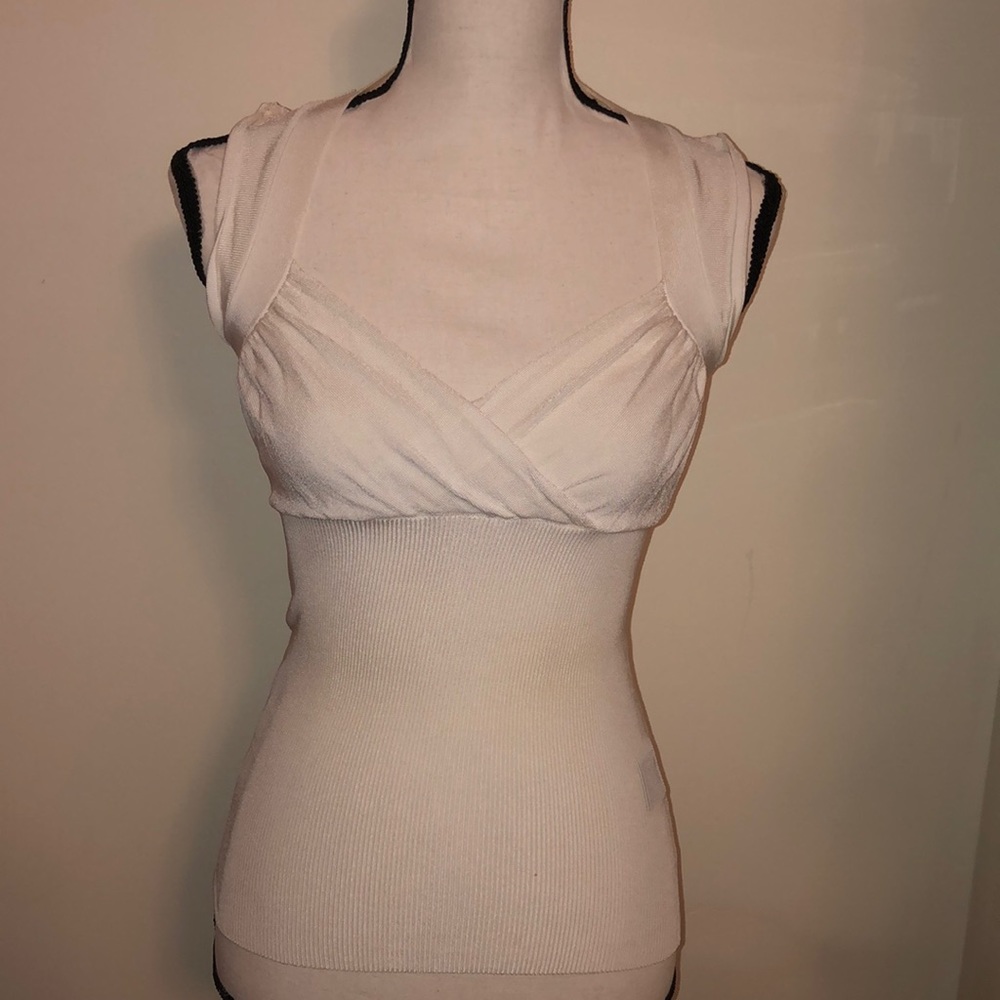 White Stretchy Top